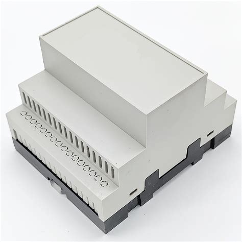 din rail aluminium enclosure|din rail enclosure with terminals.